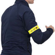 Lynne odblaskowa opaska samo zawijająca się przy uderzeniu, 34 cm, żółty