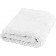 Sophia bawełniany ręcznik kąpielowy o gramaturze 450 g/m² i wymiarach 30 x 50 cm, biały