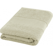 Charlotte bawełniany ręcznik kąpielowy o gramaturze 450 g/m² i wymiarach 50 x 100 cm, szary