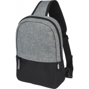 Reclaim torba na pierś z recyklingu z certyfikatem GRS, 3,5 l, czarny, szary