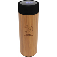 Bambusowa butelka smart o pojemności 500 ml SCX.design D11, brazowy