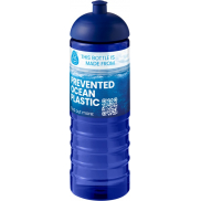 H2O Active® Eco Treble bidon z kopułową pokrywką o pojemności 750 ml , niebieski