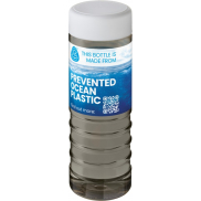 H2O Active® Eco Treble 750 ml screw cap water bottle , szary, biały