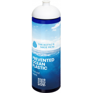 H2O Active® Eco Vibe 850 ml, bidon z kopułową pokrywką , niebieski, biały