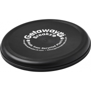 Orbit frisbee z tworzywa sztucznego pochodzącego z recyklingu, czarny