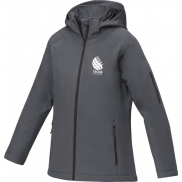 Notus damska ocieplana kurtka softshell, xs, szary