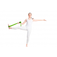 Virabha pasek do jogi RPET, zielony