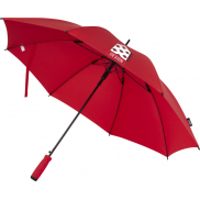 Niel automatyczny parasol o średnicy 58,42 cm wykonany z PET z recyklingu, czerwony
