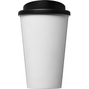 Brite-Americano® Recycled kubek izolowany o pojemności 350 ml, biały, czarny