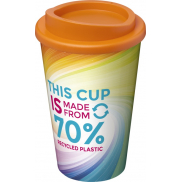Brite-Americano® Eco izolowany kubek o pojemności 350 ml, pomarańczowy