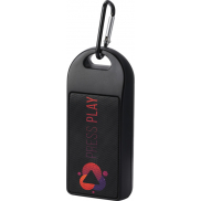 Omni głośnik Bluetooth® IPX4 o mocy 3 W z tworzyw sztucznych pochodzących z recyklingu z certyfikatem RCS, czarny