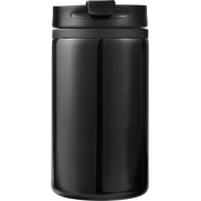 Mojave izolowany kubek o pojemności 250 ml ze stali nierdzewnej pochodzącej z recyklingu z certyfikatem RCS, czarny