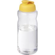 H2O Active® Big Base bidon z wieczkiem zaciskowym o pojemności 1 litra, żółty