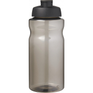 H2O Active® Eco Big Base bidon z wieczkiem zaciskowym o pojemności 1 litra, szary, czarny