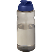 H2O Active® Eco Big Base bidon z wieczkiem zaciskowym o pojemności 1 litra, szary, niebieski
