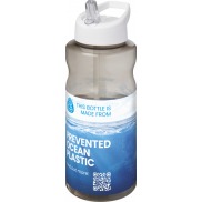 H2O Active® Eco Big Base bidon o pojemności 1 litra z wieczkiem z dzióbkiem, szary, biały