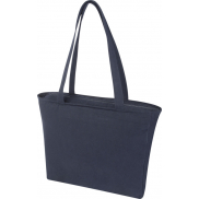 Weekender torba na zakupy z materiału z recyklingu o gramaturze 500 g/m², niebieski