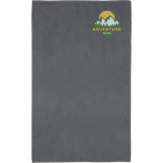 Pieter niezwykle lekki i szybko schnący ręcznik o wymiarach 30x50 cm z certyfikatem GRS, szary