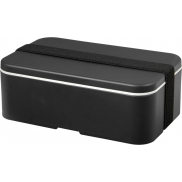 MIYO Renew jednoczęściowy lunchbox, szary, czarny