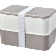 MIYO Renew dwuczęściowy lunchbox, szary, biały