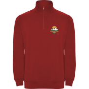 Aneto bluza rozpinany pod szyją na suwak 280 g/m², 3xl, czerwony