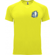 Bahrain sportowa koszulka męska z krótkim rękawem 135 g/m², 3xl, żółty