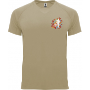 Bahrain sportowa koszulka męska z krótkim rękawem 135 g/m², 3xl, brazowy