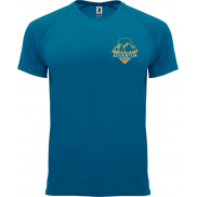 Bahrain sportowa koszulka męska z krótkim rękawem 135 g/m², 2xl, niebieski