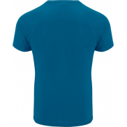 Bahrain sportowa koszulka męska z krótkim rękawem 135 g/m², 3xl, niebieski