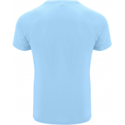Bahrain sportowa koszulka męska z krótkim rękawem 135 g/m², 2xl, niebieski