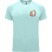 Bahrain sportowa koszulka męska z krótkim rękawem 135 g/m², xl, zielony