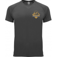 Bahrain sportowa koszulka męska z krótkim rękawem 135 g/m², 2xl, szary