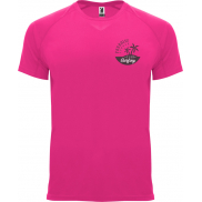 Bahrain sportowa koszulka męska z krótkim rękawem 135 g/m², 3xl, różowy