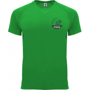 Bahrain sportowa koszulka męska z krótkim rękawem 135 g/m², 2xl, zielony