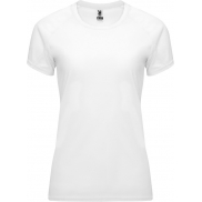 Bahrain sportowa koszulka damska z krótkim rękawem 135 g/m², 2xl, biały