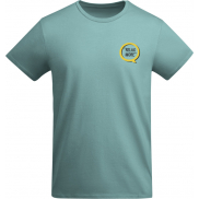 Breda koszulka męska z krótkim rękawem 175 g/m², 2xl, niebieski