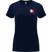 Capri koszulka damska z krótkim rękawem 170 g/m², xl, niebieski