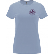 Capri koszulka damska z krótkim rękawem 170 g/m², l, niebieski
