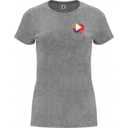Capri koszulka damska z krótkim rękawem 170 g/m², xl, szary