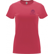 Capri koszulka damska z krótkim rękawem 170 g/m², 3xl, czerwony