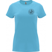 Capri koszulka damska z krótkim rękawem 170 g/m², xl, niebieski
