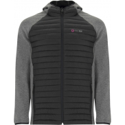 Minsk hybrydowa ocieplana kurtka unisex, m, czarny