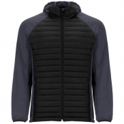 Minsk hybrydowa ocieplana kurtka unisex, s, czarny, szary