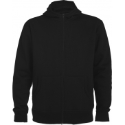 Montblanc bluza unisex z kapturem z suwakiem na całej długości 280 g/m², m, czarny