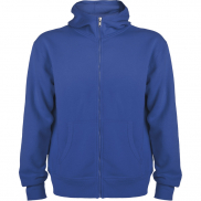 Montblanc bluza unisex z kapturem z suwakiem na całej długości 280 g/m², l, niebieski