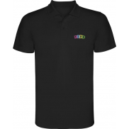 Monzha sportowa koszulka dziecięca polo z krótkim rękawem 150 g/m², 12, czarny