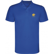 Monzha sportowa koszulka dziecięca polo z krótkim rękawem 150 g/m², 8, niebieski