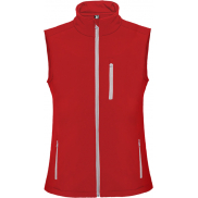 Nevada kamizelka unisex typu softshell, 2xl, czerwony