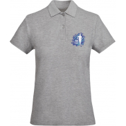Prince polo damska z krótkim rękawem 210 g/m², l, szary