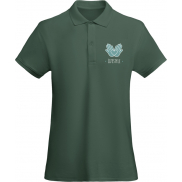 Prince polo damska z krótkim rękawem 210 g/m², m, zielony